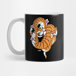 swirly tiger dragon Mug